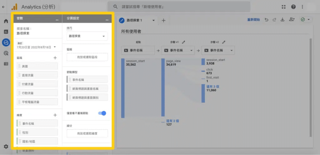  工具介面報表
